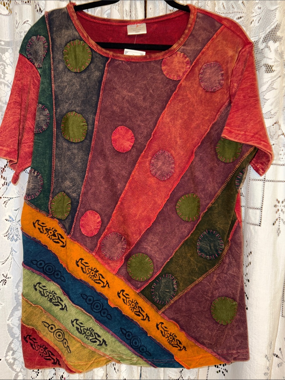 Greater Good boho knit top new!